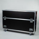 Flight case for 1 x display 75" + Audipack 900