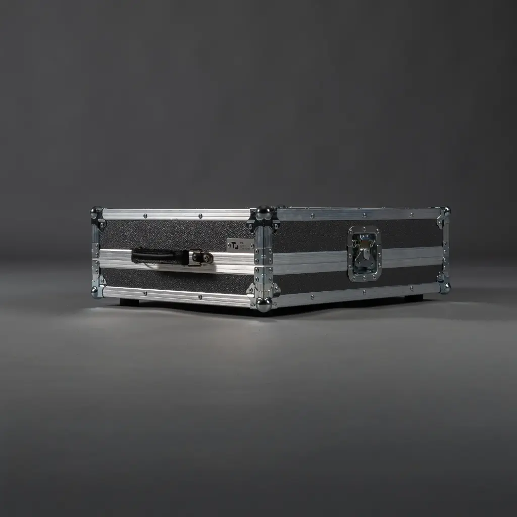 [TPL000177-002] Flightcase für Pioneer DJM A9 (Schwarz, Akzentfarbe: Schwarz, ohne Tourlabelschale)