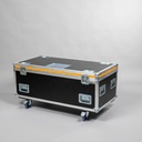 Flightcase für 4x Cameo W600 [exkl. SIP] | Fach für 16 Linsen
