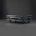 Flight case for 4x K&M 26735 turntable stand