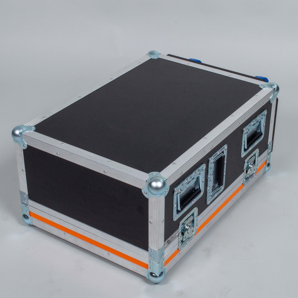 [TPL000147-005] Flightcase für Allen & Heath SQ 5(+) | zweiteilig mit Rollen (Schwarz, Akzentfarbe: Schwarz, ohne Tourlabelschale, ohne Gravur)