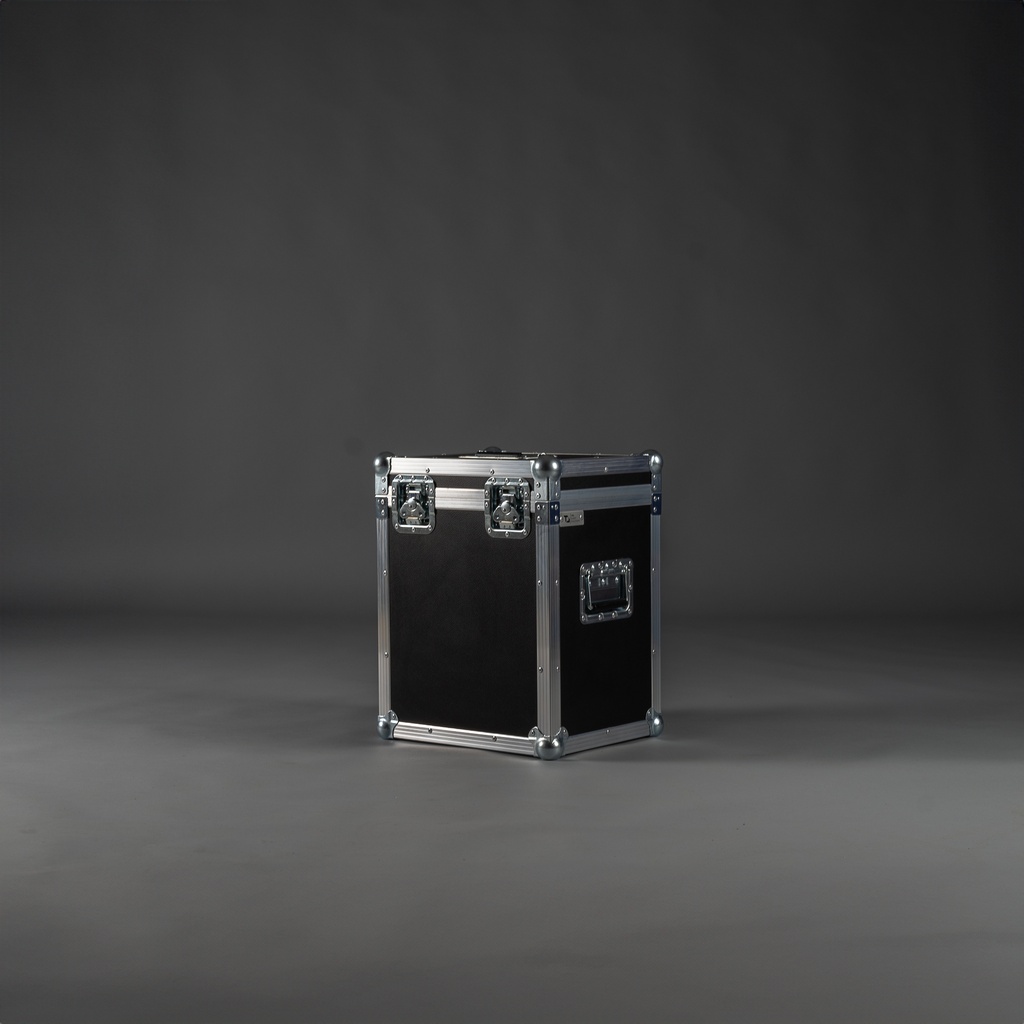 [TPL000033-002] Flightcase für 1 x Schill GT380 (Schwarz, Akzentfarbe: Schwarz, ohne Gravur, mit Griff im Deckel, ohne Gummifüße)