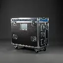 Flight case for Yamaha DM7-EX incl. Dock-House | three-part [incl. 2 HE compartment]