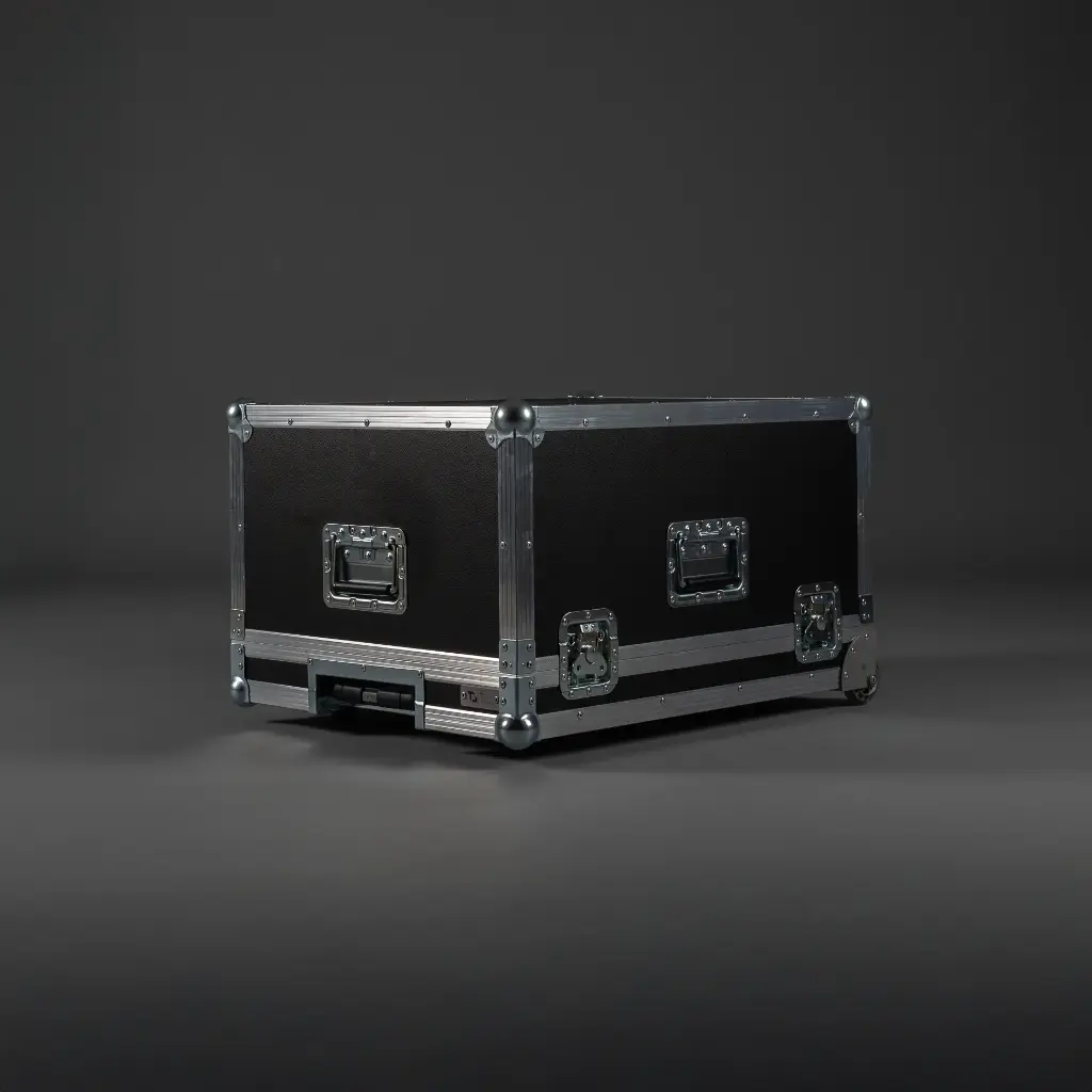 [TPL000192-002] Flight case for Yamaha DM7 Compact | two-part [Trolley] (Black, Accent colour: black, without tour label dish, without engraving)