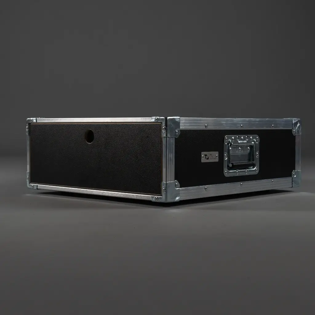 [TPL000343-001] System-Drawer [Schublade] (2 HE, Schwarz, Deckel in Schwarz, ohne Tourlabelschale, ohne seitliche Kufen)