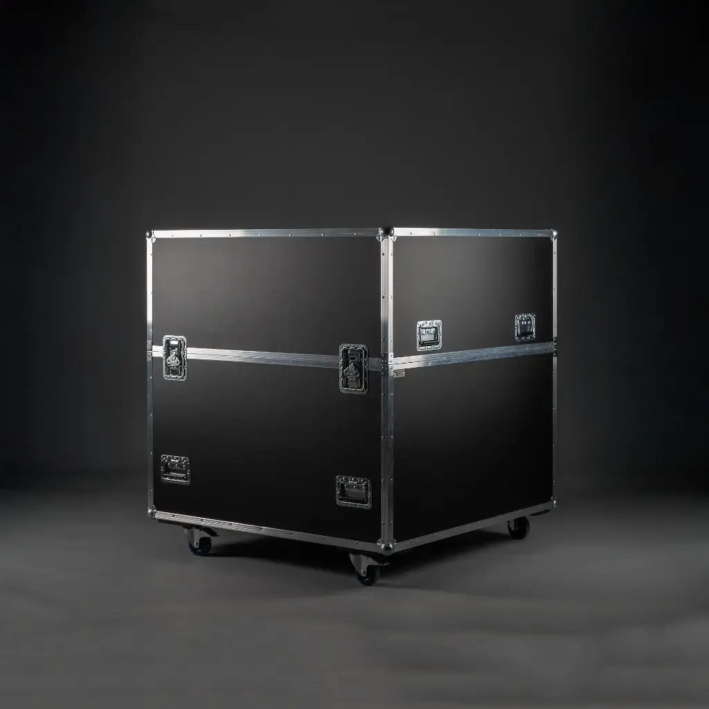 Flightcase für 100 cm Spiegelkugel [mit Zubehörfach]