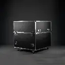 Flightcase für 100 cm Spiegelkugel [mit Zubehörfach]