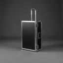 Flight case for 1x NEC PV 710 UL including optics [with trolley function]