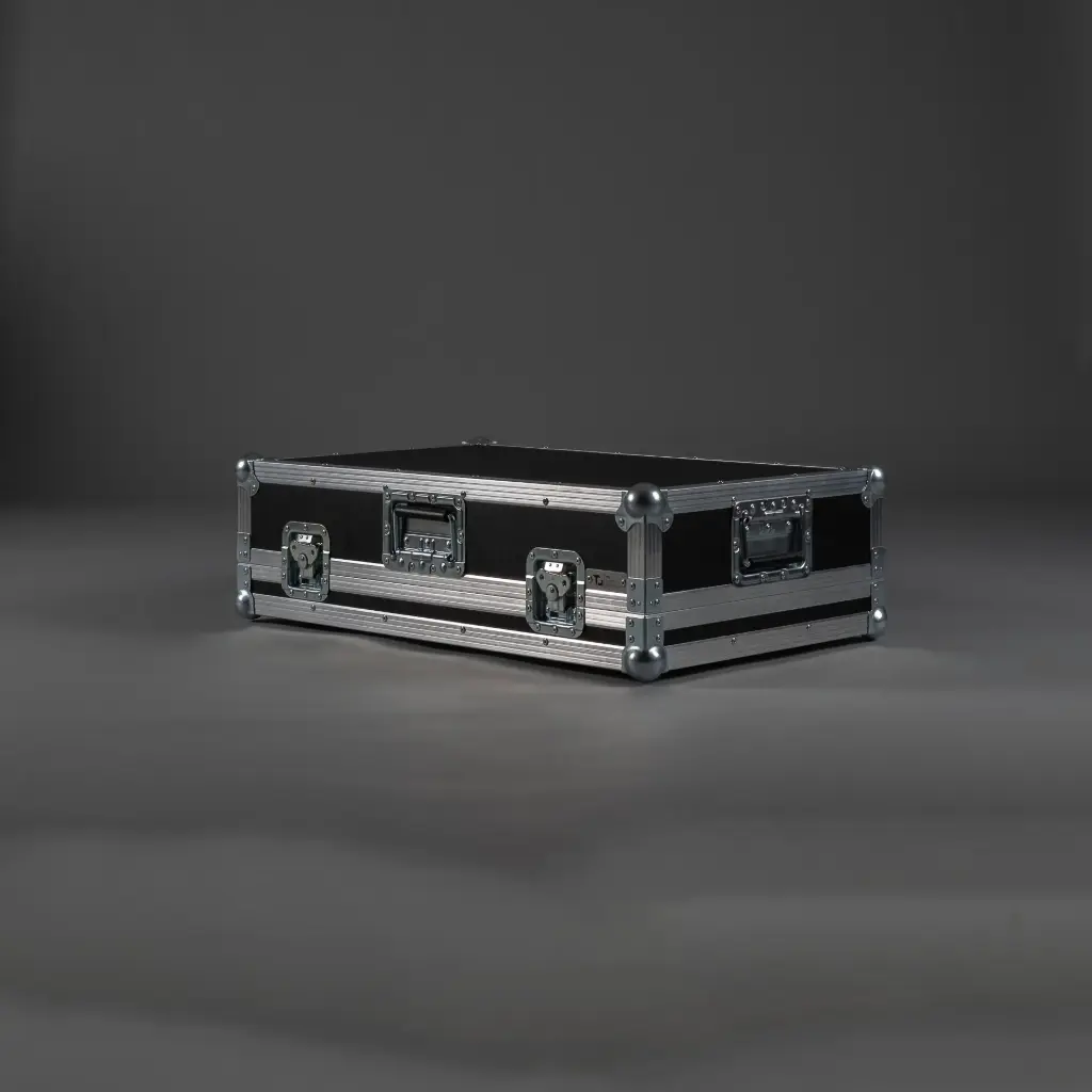 [TPL000479-001] Flight case for Showtec LAMPY 40 + 2 x LumenRadio Luna (Black, Accent colour: black, without tour label dish, without engraving)