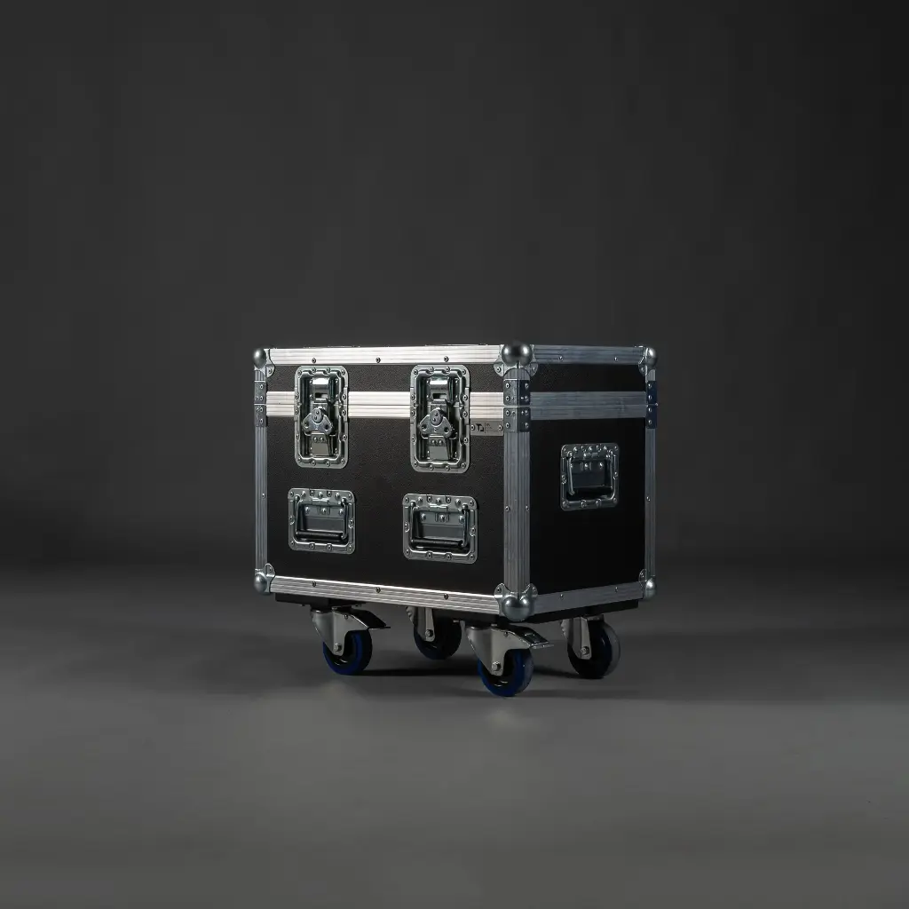 Flightcase für Displays bis 24" [Universal - inkl. 4 Trennwänden]