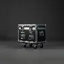 Flightcase für Displays bis 24" [Universal - inkl. 4 Trennwänden]