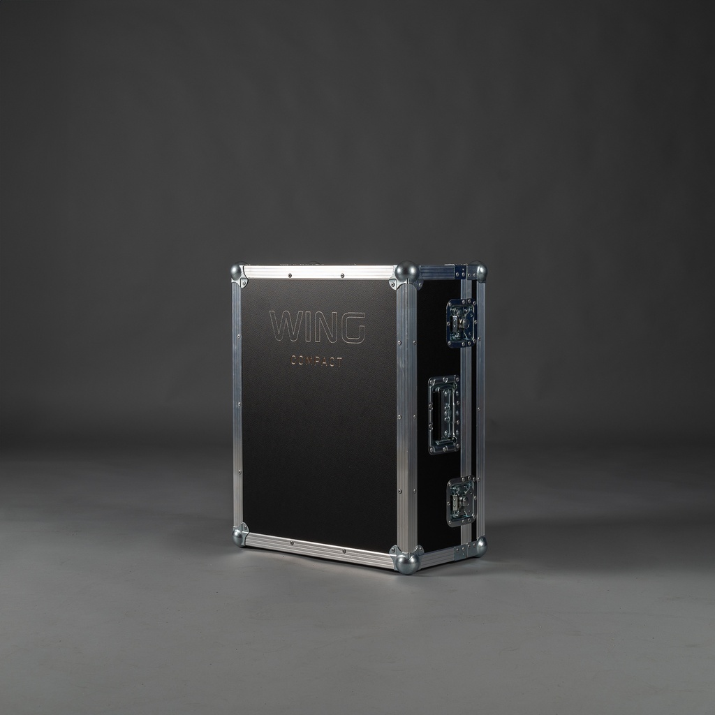 [TPL000154-001] Flight case for Behringer Wing Compact | two-part (Black, Accent colour: black, without tour label dish, without engraving, Rubber feet (TPL stacking system))