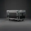 Flight case for 8 x Cameo ROOT BAR including accessory drawer