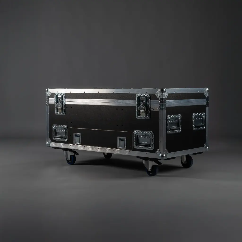 Flightcase für 24x Megalite Light Pipe 1m [inkl. Zubehörschublade]