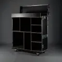 Flight case for drums [7-piece - incl. accessories - 150 cm]