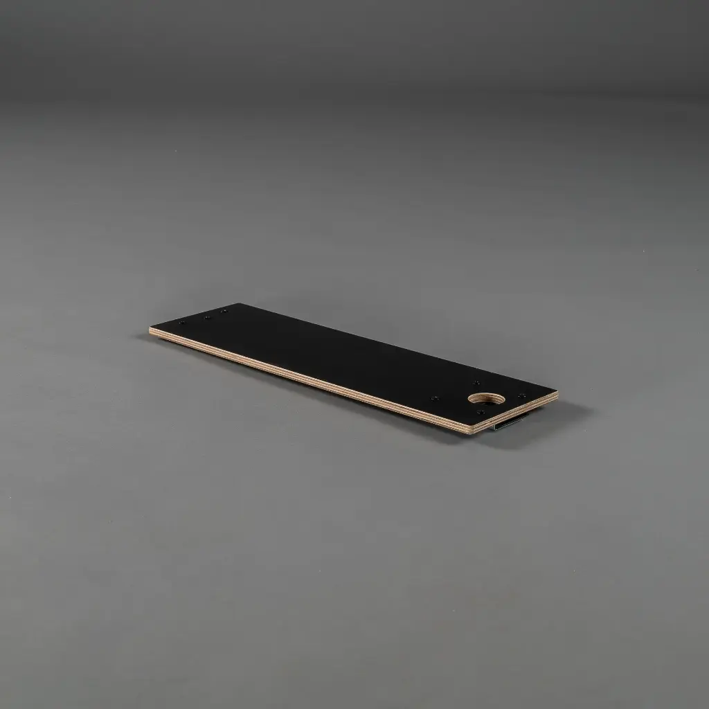 [TPL000215-012] Deckel für System-Rack ECO (2 HE, Kunststoff, Schwarz, ohne Gravur)
