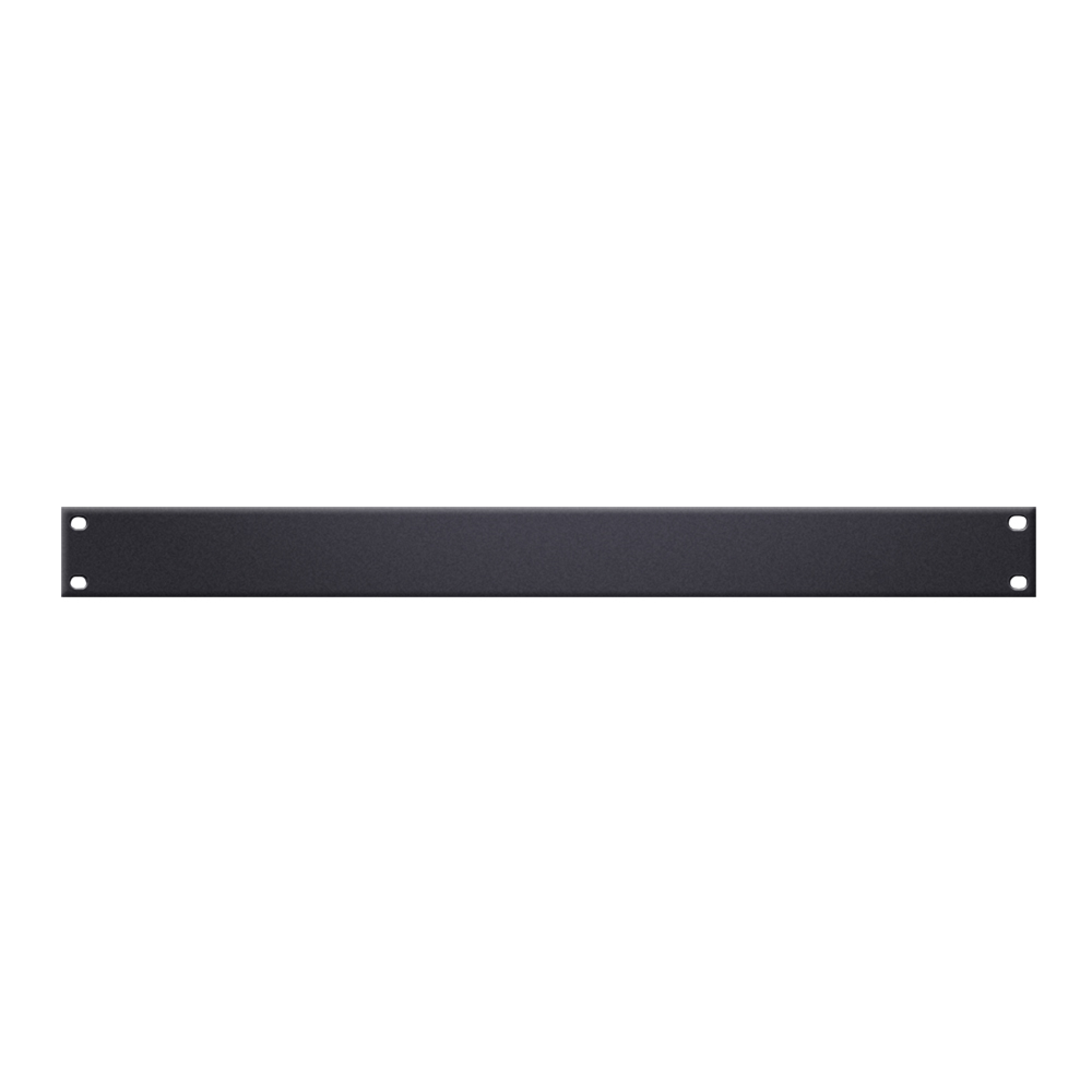 19" U-Rackblende 1HE | Stahl