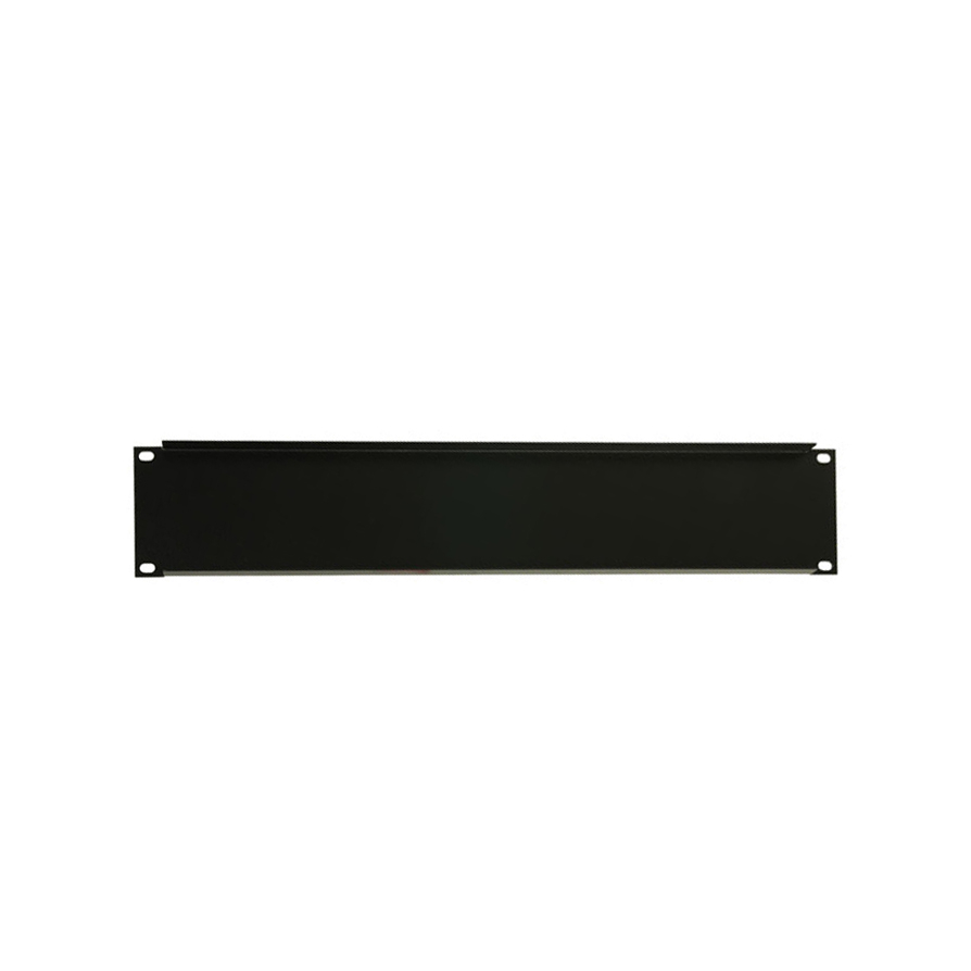 [87222STL] 19" U-Rackblende 2HE | Stahl