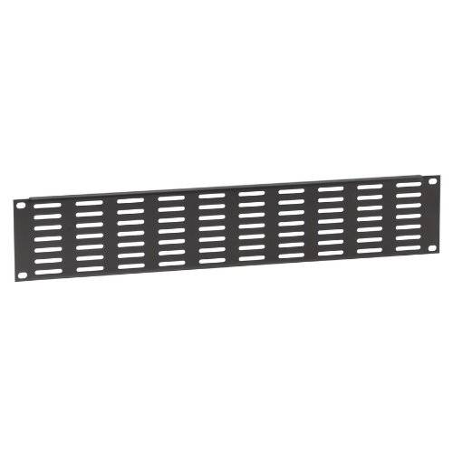 19" U-Entlüftungsblende 2HE | Horizontal