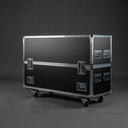 Flight case for 2x 55" display [incl. accessory compartment]