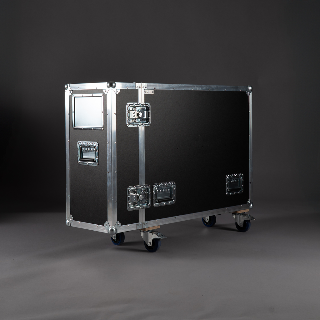 [TPL000737-002] Flightcase für 1x Audipack 900 (390942) (Schwarz, Akzentfarbe: Schwarz, ohne Tourlabelschale, 2 gebremste Rollen, ohne Gravur)