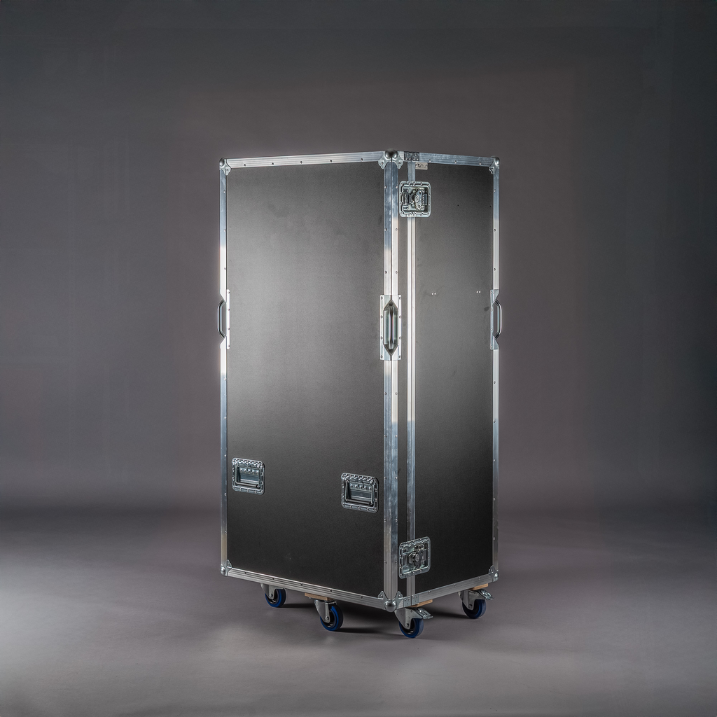 [TPL000658-002] Flightcase für 2x Cello (Schwarz, Akzentfarbe: Schwarz, ohne Tourlabelschale, ohne Gravur)