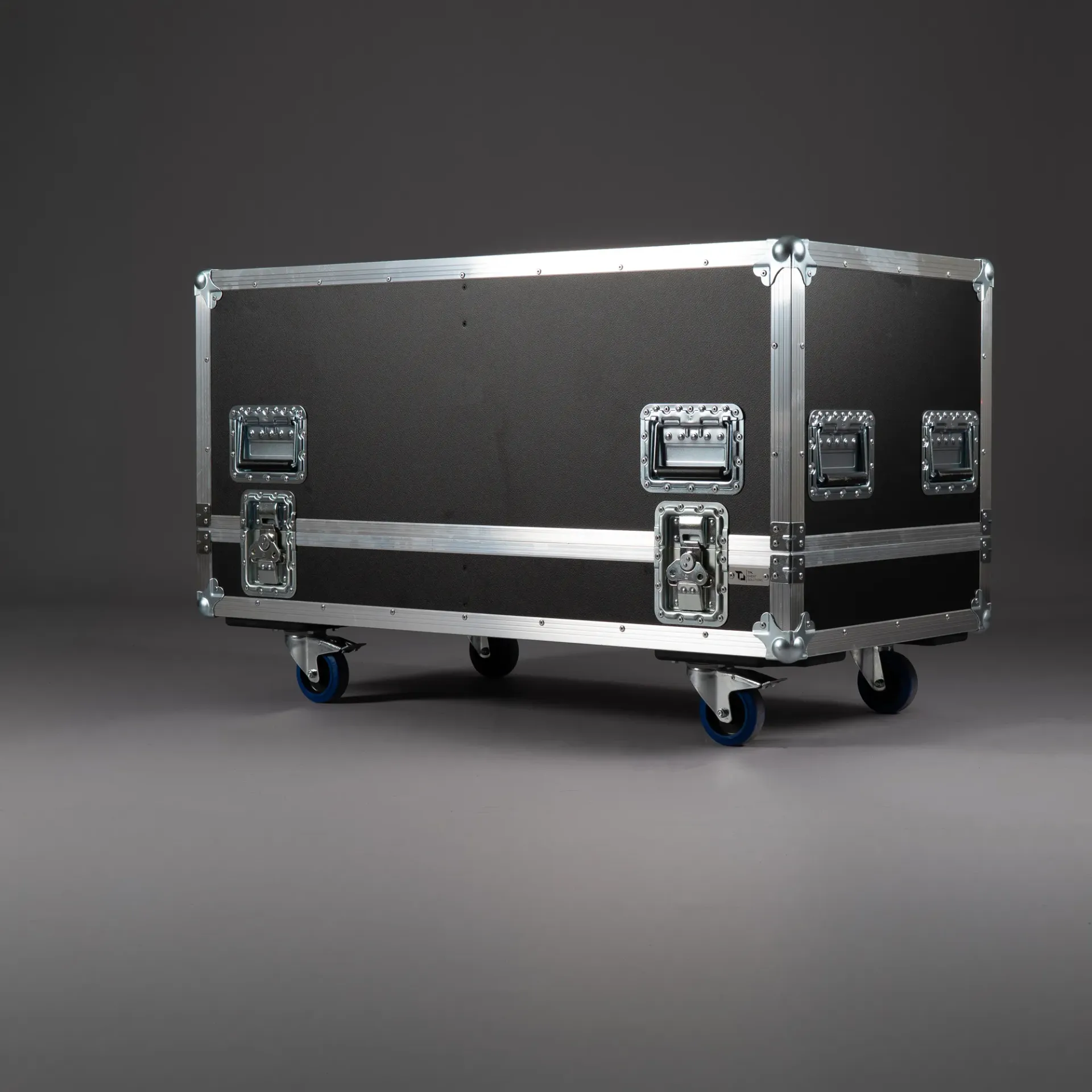 [TPL000913-002] Flightcase für 2x VOID Arclite 15B [Haube] (Schwarz, Akzentfarbe: ohne, ohne Stapelmulden, ohne Tourlabelschale, 2 gebremste Rollen, ohne Gravur)