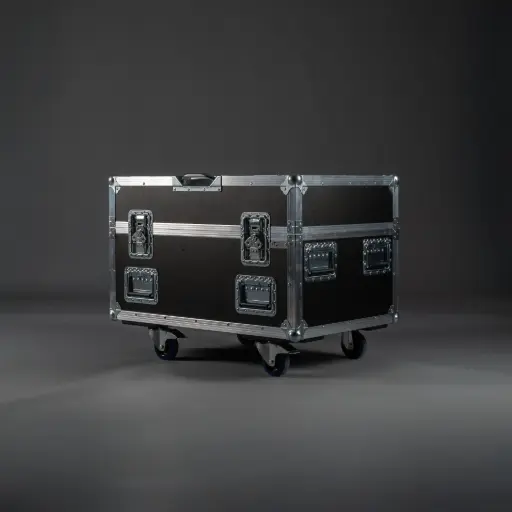 Case für 4x Cameo F2 FC (IP) mit montiertem Zapfen [inkl. Zubehörfach]