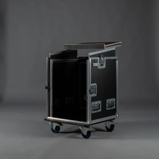 L-Rack mit Laptopablage